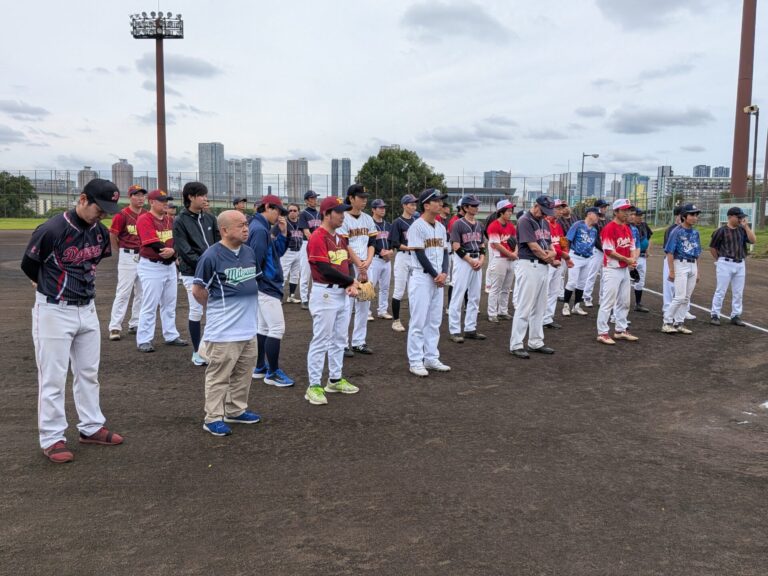 2026年 東京地連第5回野球大会　2026年6月23日       　　　　　     　夢の島野球場 ９面
